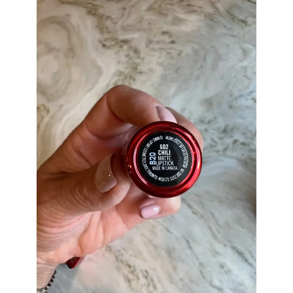 MAC Cosmetics Lipstick Chili Red 602